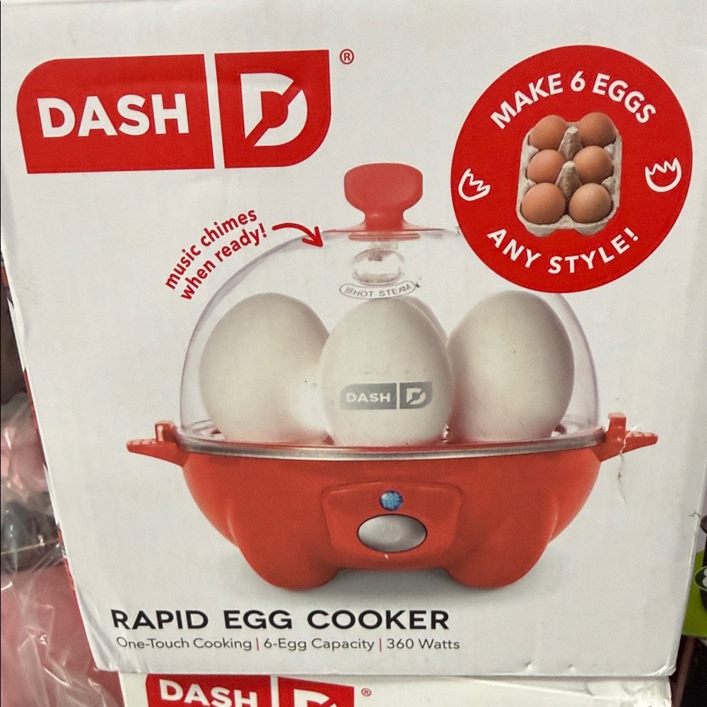 Ash Red Electric Egg Cooker